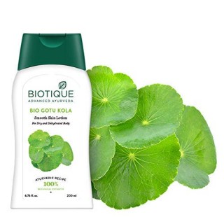 Biotique Advanced Ayurveda Bio Gotu Kola Smooth Skin Lotion, 200 ml